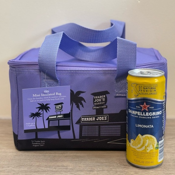Trader Joe's MINI Purple Insulated Bag - Picture 2 of 7